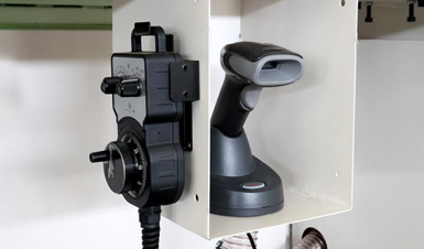 Controle Remoto e Leitor de Código de Barras - Interface de operação MaxDrill M 6.5