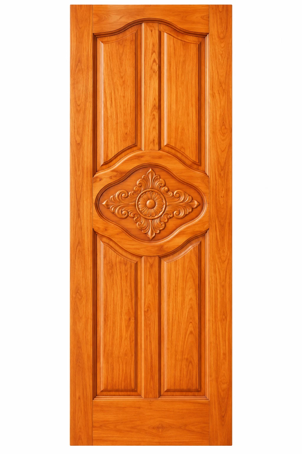 Recriação de porta ornamental em madeira apresentada no catálogo da série SP-R M9